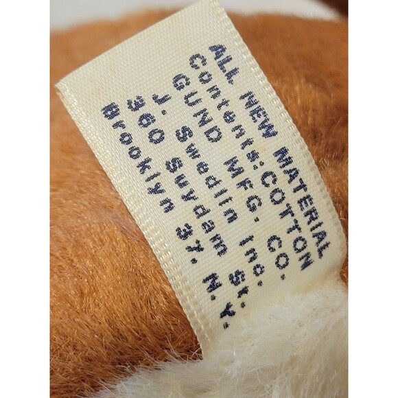 Vintage 1950s-60s A Gund Creation Plush Toy Made in Korea Beagle Puppy Dog READ - Picture 8 of 10